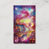 GARTEN DER VERLORENEN SCHADOWS / MAGIC TREPPEN ros Visitenkarte (Rückseite)