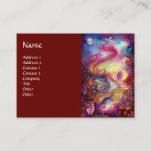 GARTEN DER VERLORENEN SCHADOWS / MAGIC TREPPEN Rot Visitenkarte (Vorderseite)