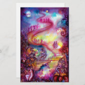 GARTEN DER VERLORENEN SCHADOWS / MYSTISCHEN TREPPE BRIEFPAPIER (Vorne/Hinten)