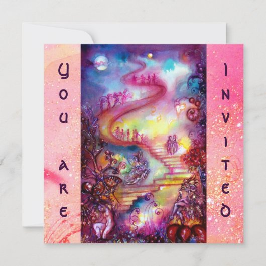 GARTEN DER VERLORENEN SCHADOWS / MYSTISCHEN TREPPE EINLADUNG (Vorderseite)