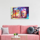 GARTEN DER VERLORENEN SCHADOWS / MYSTISCHEN TREPPE LEINWANDDRUCK (Insitu (Wohnzimmer))