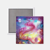 GARTEN DER VERLORENEN SCHADOWS / MYSTISCHEN TREPPE MAGNET (Vorderseite/Rückseite)