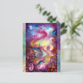 GARTEN DER VERLORENEN SCHADOWS / MYSTISCHEN TREPPE POSTKARTE (Stehend Vorderseite)