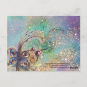 GARTEN DER VERLORENEN SCHADOWS / MYSTISCHEN TREPPE POSTKARTE (Rückseite)