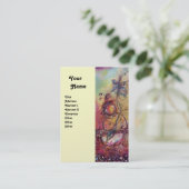 GARTEN DER VERLORENEN SCHADOWS Platinum Metallic Visitenkarte (Stehend Vorderseite)