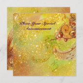 GARTEN DER VERLORENEN SCHATTEN / BUTTERFLY-MONOGRA ANKÜNDIGUNG (Vorne/Hinten)