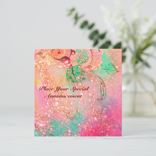 GARTEN DER VERLORENEN SCHATTEN / BUTTERFLY-MONOGRA ANKÜNDIGUNG (Stehend Vorderseite)