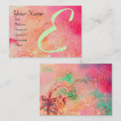 GARTEN DER VERLORENEN SCHATTEN - BUTTERFLY-MONOGRA VISITENKARTE (Vorne/Hinten)