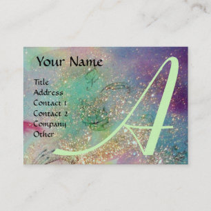 GARTEN DER VERLORENEN SCHATTEN - BUTTERFLY-MONOGRA VISITENKARTE