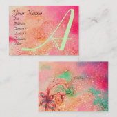 GARTEN DER VERLORENEN SCHATTEN - BUTTERFLY-MONOGRA VISITENKARTE (Vorne/Hinten)