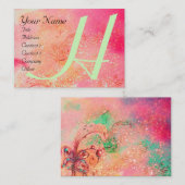 GARTEN DER VERLORENEN SCHATTEN - BUTTERFLY-MONOGRA VISITENKARTE (Vorne/Hinten)