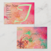 GARTEN DER VERLORENEN SCHATTEN - BUTTERFLY-MONOGRA VISITENKARTE (Vorne/Hinten)