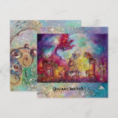 GARTEN DER VERLORENEN SCHATTEN - BUTTERFLY-PFLANZE EINLADUNG (Vorne/Hinten)