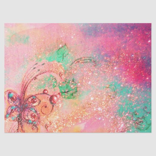 GARTEN DER VERLORENEN SCHATTEN - BUTTERFLY-PFLANZE SEIDENPAPIER (Vorderseite)