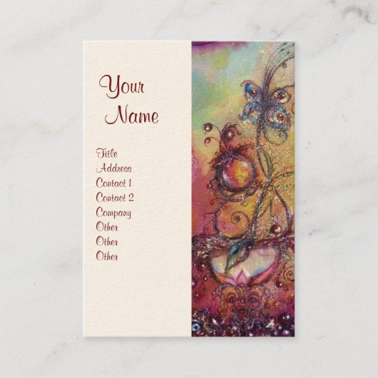 GARTEN DER VERLORENEN SCHATTEN - Detail Visitenkarte (Vorderseite)