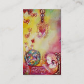 GARTEN DER VERLORENEN SCHATTEN/FAIRIEN UND SCHALTF VISITENKARTE (Rückseite)