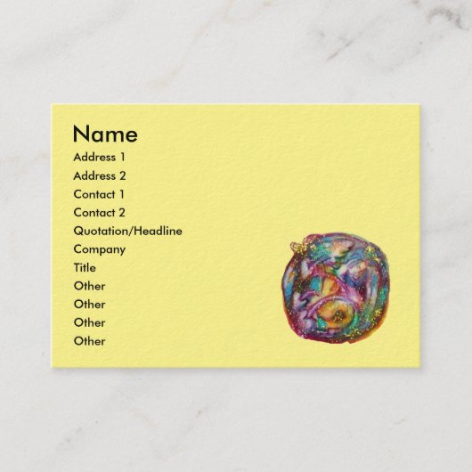 GARTEN DER VERLORENEN SCHATTEN / FAIRY UND SCHALTF VISITENKARTE (Vorderseite)