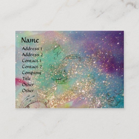 GARTEN DER VERLORENEN SCHATTEN / FAIRY UND SCHALTF VISITENKARTE (Vorderseite)