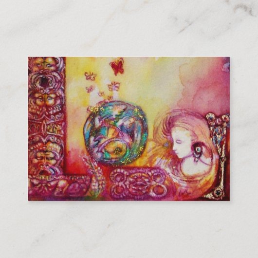 GARTEN DER VERLORENEN SCHATTEN - FAIRY UND SCHALTF VISITENKARTE (Rückseite)