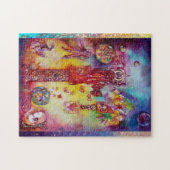 GARTEN DER VERLORENEN SCHATTEN, FEE UND SCHALTFLÄC PUZZLE (Horizontal)