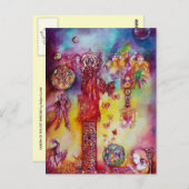 GARTEN DER VERLORENEN SCHATTEN, FEE UND SCHALTFLÄD POSTKARTE (Vorne/Hinten)