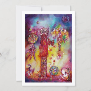 GARTEN DER VERLORENEN SCHATTEN Feen,Schmetterlinge Einladung