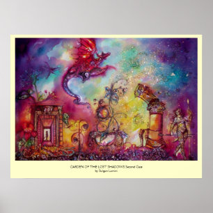 GARTEN DER VERLORENEN SCHATTEN -FLIEGENDER ROTER D POSTER
