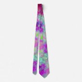 GARTEN DER VERLORENEN SCHATTEN - lila violette Far Krawatte (Rückseite)