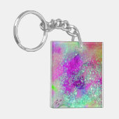 GARTEN DER VERLORENEN SCHATTEN - lila violette Far Schlüsselanhänger (Vorderseite links)