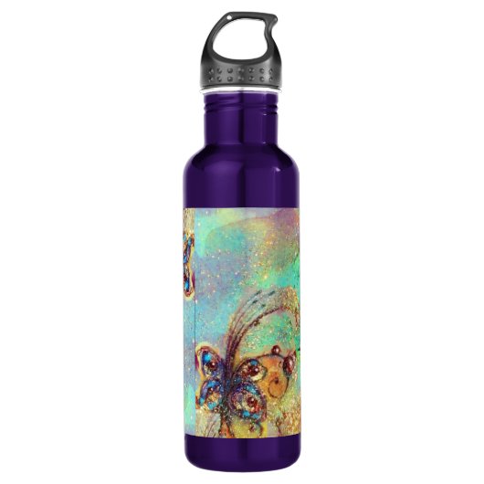 GARTEN DER VERLORENEN SCHATTEN - MAGIC BUTTERFLY-P EDELSTAHLFLASCHE (Vorderseite)