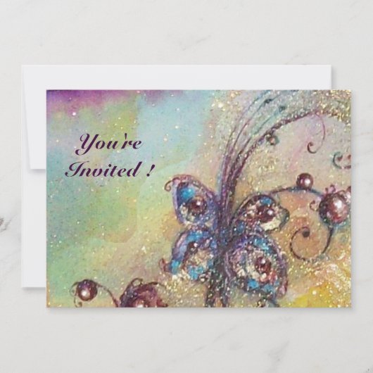 GARTEN DER VERLORENEN SCHATTEN - MAGIC BUTTERFLY-P EINLADUNG (Vorderseite)