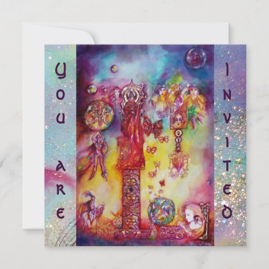 GARTEN DER VERLORENEN SCHATTEN - MAGIC BUTTERFLY-P EINLADUNG (Vorderseite)