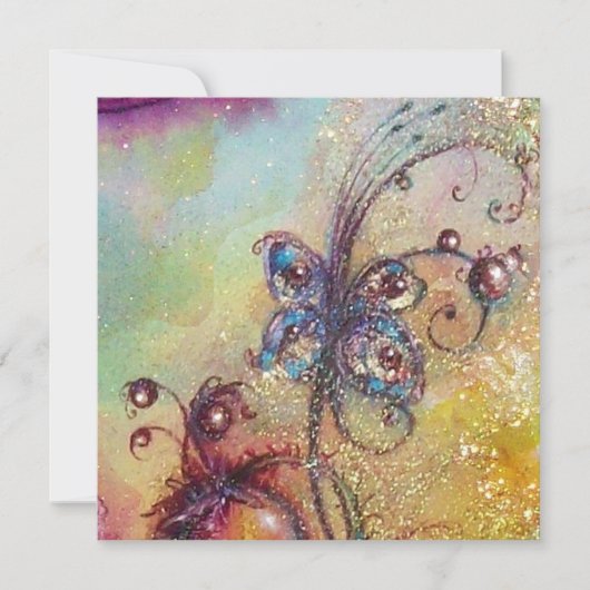 GARTEN DER VERLORENEN SCHATTEN - MAGIC BUTTERFLY-P EINLADUNG (Vorderseite)