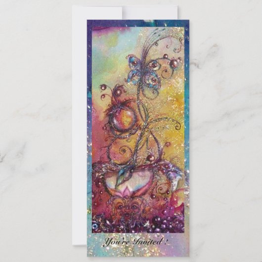 GARTEN DER VERLORENEN SCHATTEN - MAGIC BUTTERFLY-P EINLADUNG (Vorderseite)