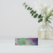 GARTEN DER VERLORENEN SCHATTEN - MAGIC BUTTERFLY-P MINI VISITENKARTE (Stehend Vorderseite)