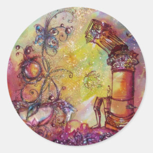 GARTEN DER VERLORENEN SCHATTEN - MAGIC BUTTERFLY-P RUNDER AUFKLEBER