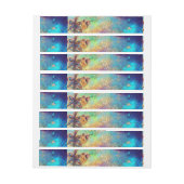 GARTEN DER VERLORENEN SCHATTEN - MAGIC BUTTERFLY-P Rundum-Adressaufkleber (Bogen)