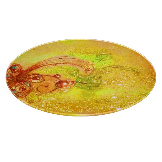 GARTEN DER VERLORENEN SCHATTEN - MAGIC BUTTERFLY-P SCHNEIDEBRETT (Ecke)