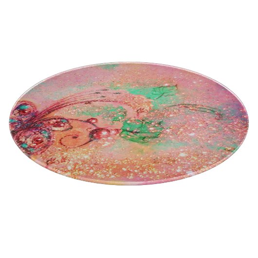 GARTEN DER VERLORENEN SCHATTEN - MAGIC BUTTERFLY-P SCHNEIDEBRETT (Ecke)