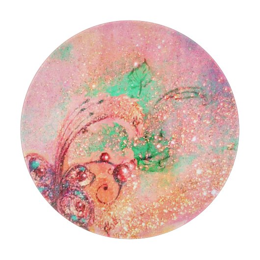 GARTEN DER VERLORENEN SCHATTEN - MAGIC BUTTERFLY-P SCHNEIDEBRETT (Vorderseite)