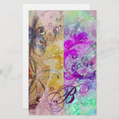 GARTEN DER VERLORENEN SCHATTEN /MAGIC BUTTERFLY-PF BRIEFPAPIER (Vorne/Hinten)