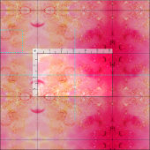 GARTEN DER VERLORENEN SCHATTEN/MAGIC PINK GLITZERN STOFF (Kachel)
