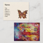 GARTEN DER VERLORENEN SCHATTEN - MAGISCHE SCHALTFL VISITENKARTE (Vorne/Hinten)