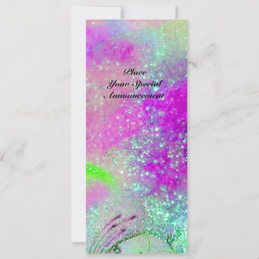 GARTEN DER VERLORENEN SCHATTEN,MAGISCHE SCHALTFLY- EINLADUNG (Rückseite)