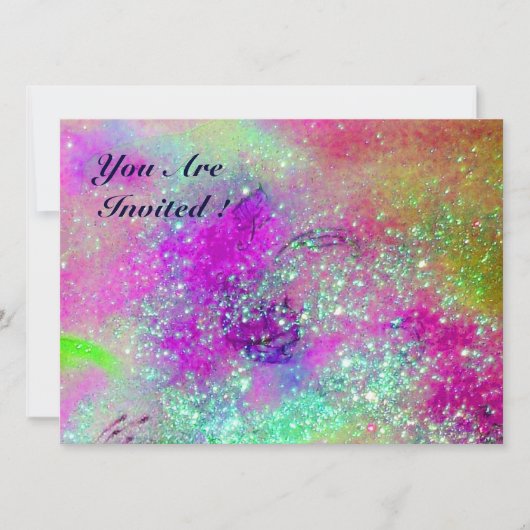 GARTEN DER VERLORENEN SCHATTEN,MAGISCHE SCHALTFLY- EINLADUNG (Vorderseite)