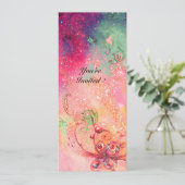 GARTEN DER VERLORENEN SCHATTEN,MAGISCHE SCHALTFLY- EINLADUNG (Stehend Vorderseite)