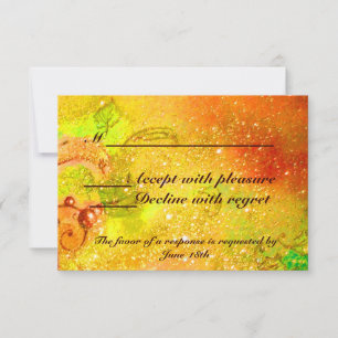 GARTEN DER VERLORENEN SCHATTEN/MAGISCHEN DES RSVP KARTE