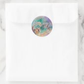 GARTEN DER VERLORENEN SCHATTEN - MONOGRAMM RUNDER AUFKLEBER (Tasche)
