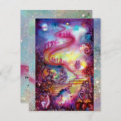 GARTEN DER VERLORENEN SCHATTEN, MYSTISCHE TREPPEN EINLADUNG (Vorne/Hinten)