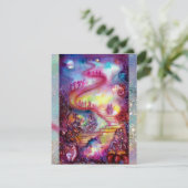 GARTEN DER VERLORENEN SCHATTEN, MYSTISCHE TREPPEN EINLADUNG (Stehend Vorderseite)